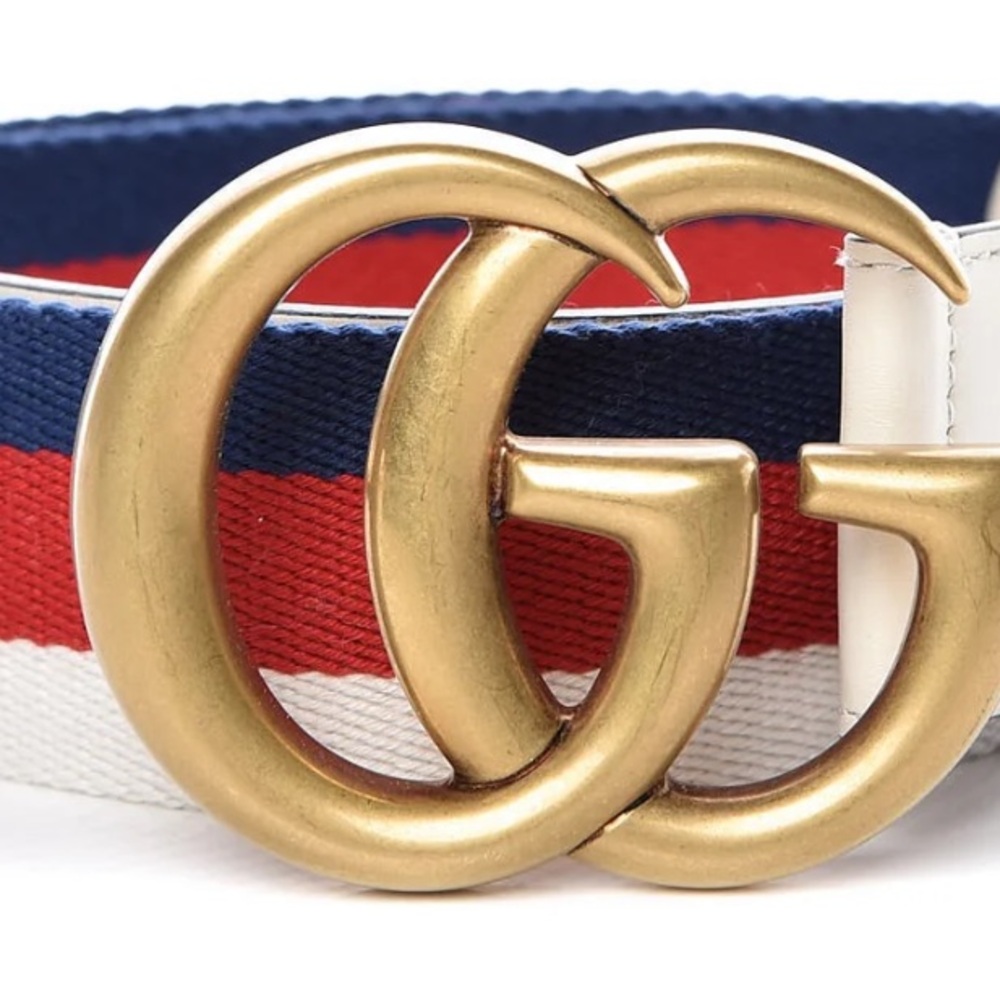 Gucci Mystic White Hibiscus Red Maritime
Double G Belt Size 90/36